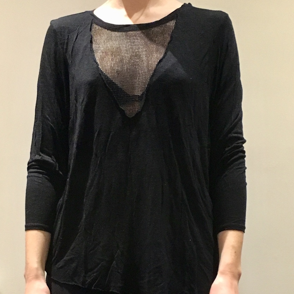 LF long sleeve black tee